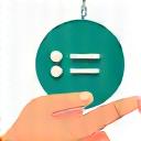 Icono de consulta de saldo, una mano sosteniendo un tag IAVE